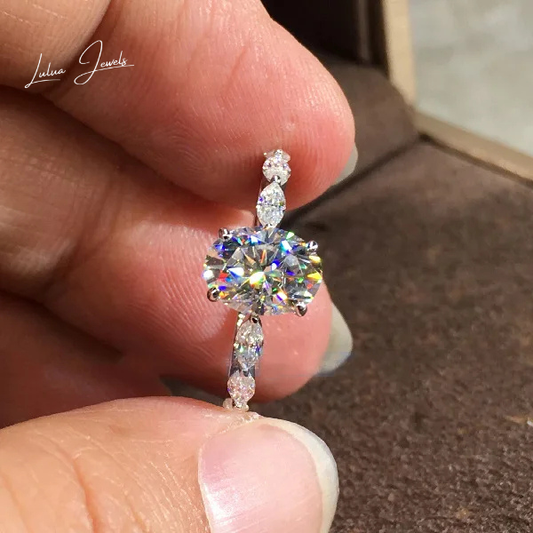 classic Six-prong Moissanite Engagement Ring