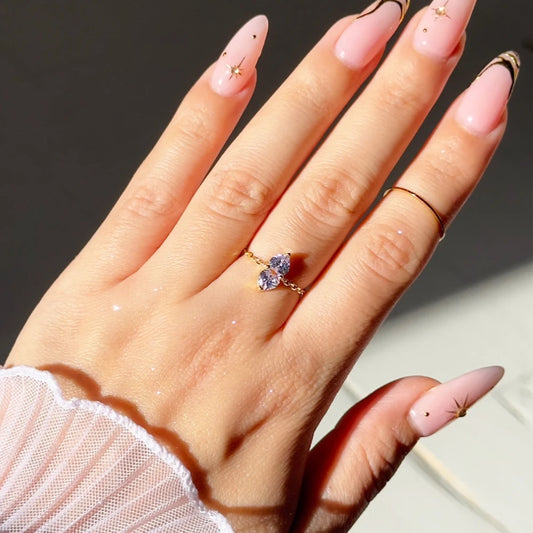 Lulua Twin Heart Ring